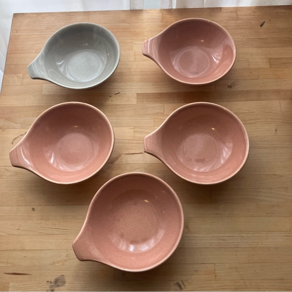 Vintage Russel Wright Mid-century Modern Ceramic Soup/Salad Bowls